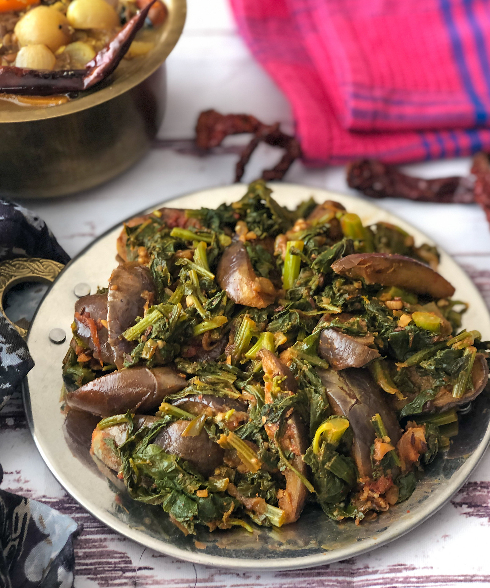 Baingan Sarson Ka Saag Recipe