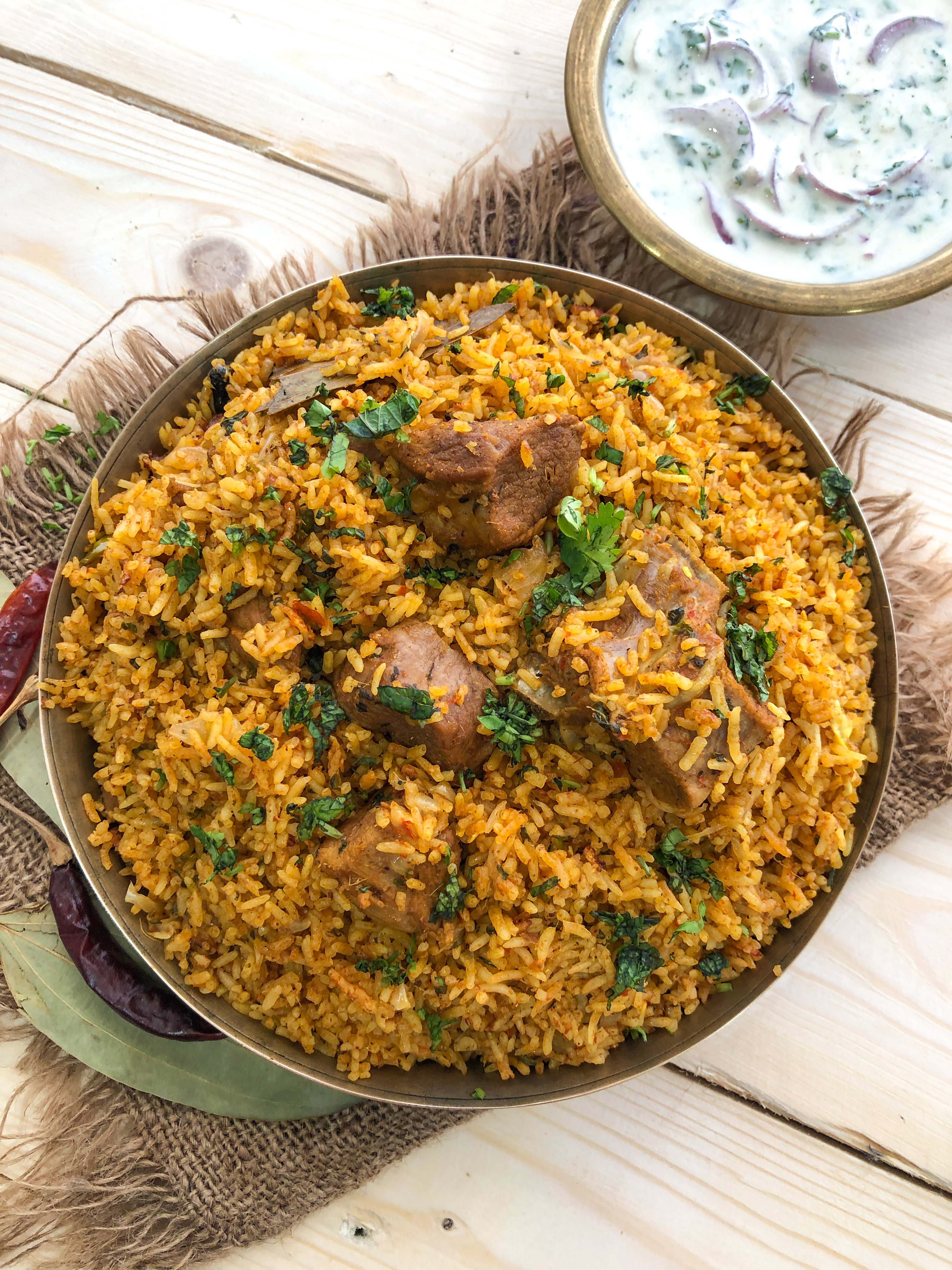 Laal Maas Biryani Recipe