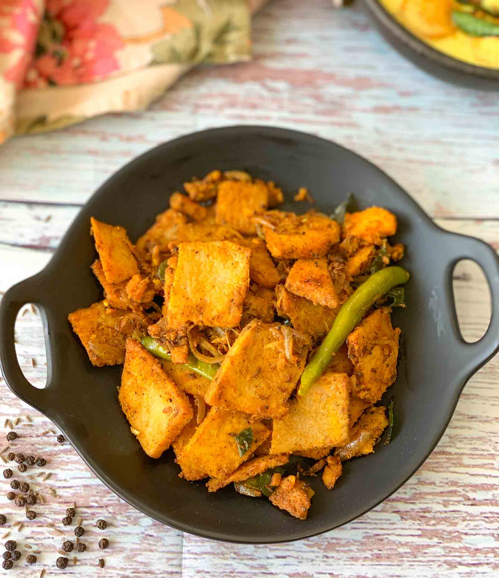 Sukhi Suran Masala Sabzi Recipe