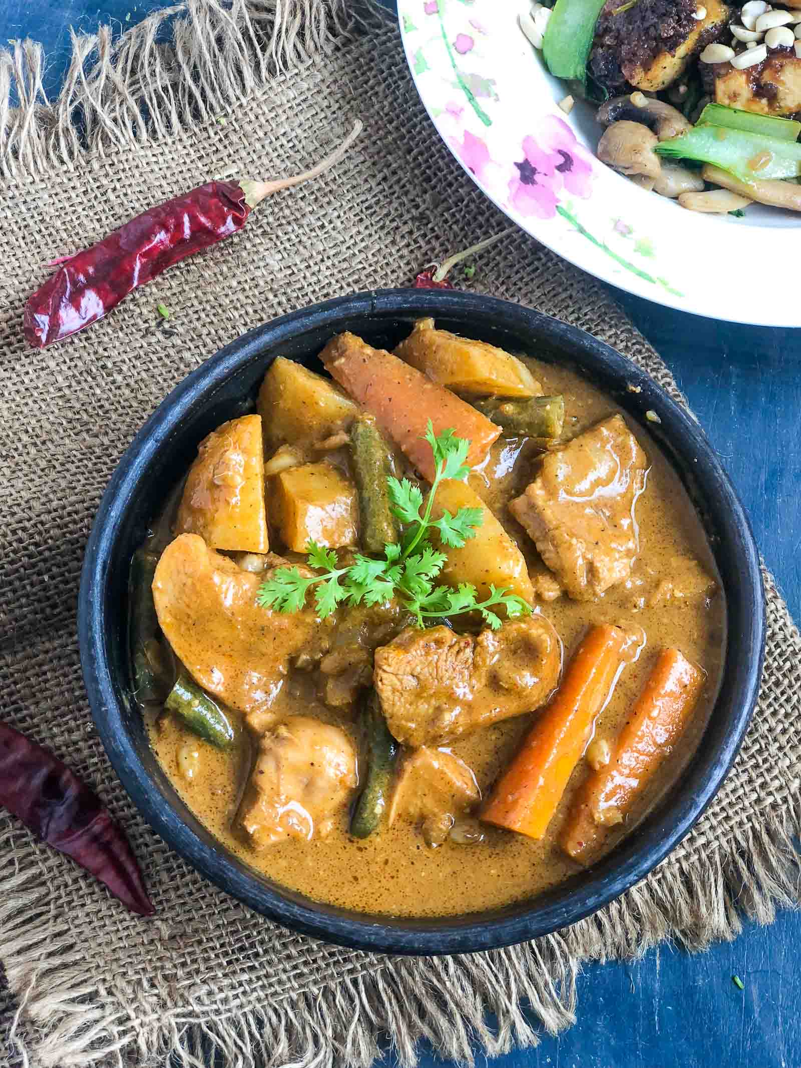 Authentic Thai Massaman Curry with Chicken