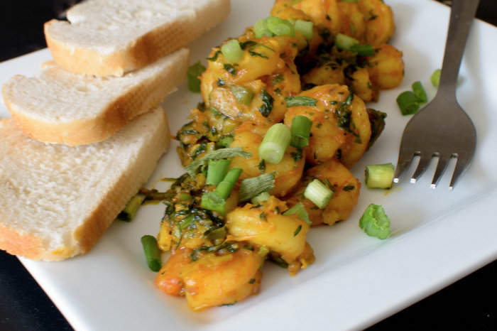 Sauteed Spicy Prawns