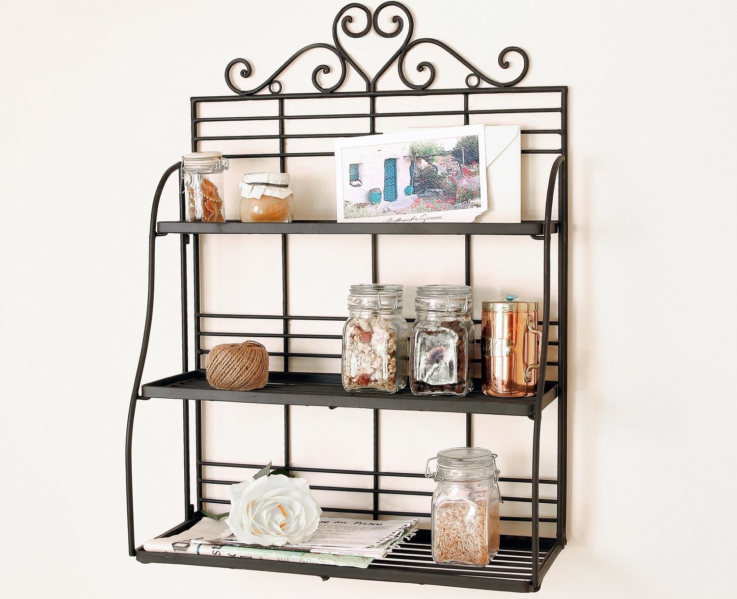 wallmount kitchen rack