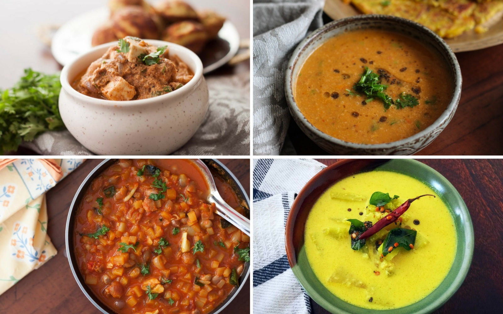 South Indian Vegetarian Curry Recipes That You Will Absolutely Love