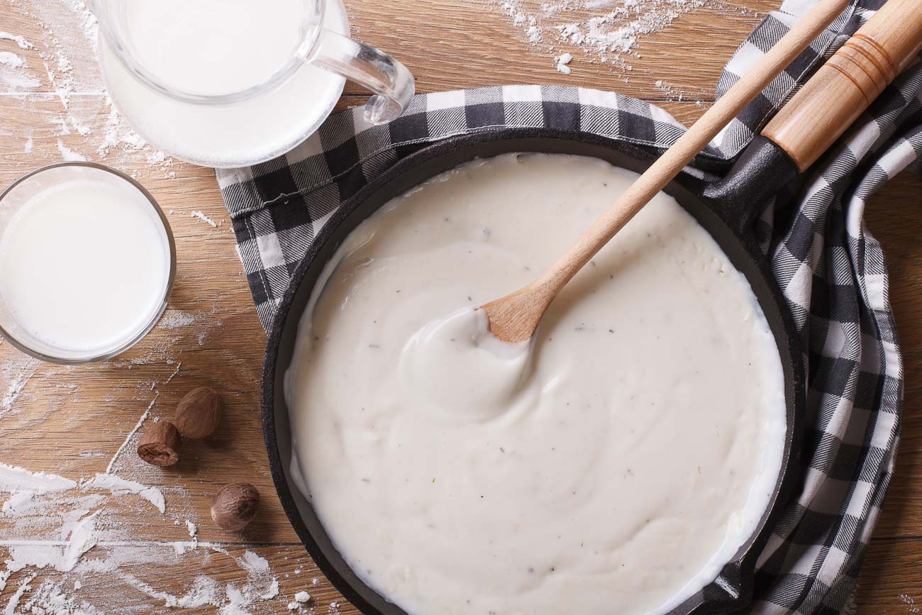 White Sauce Pasta Recipe-Alfredo/ Bechamel Sauce White Sauce Pasta Recipe-Alfredo/ Bechamel Sauce