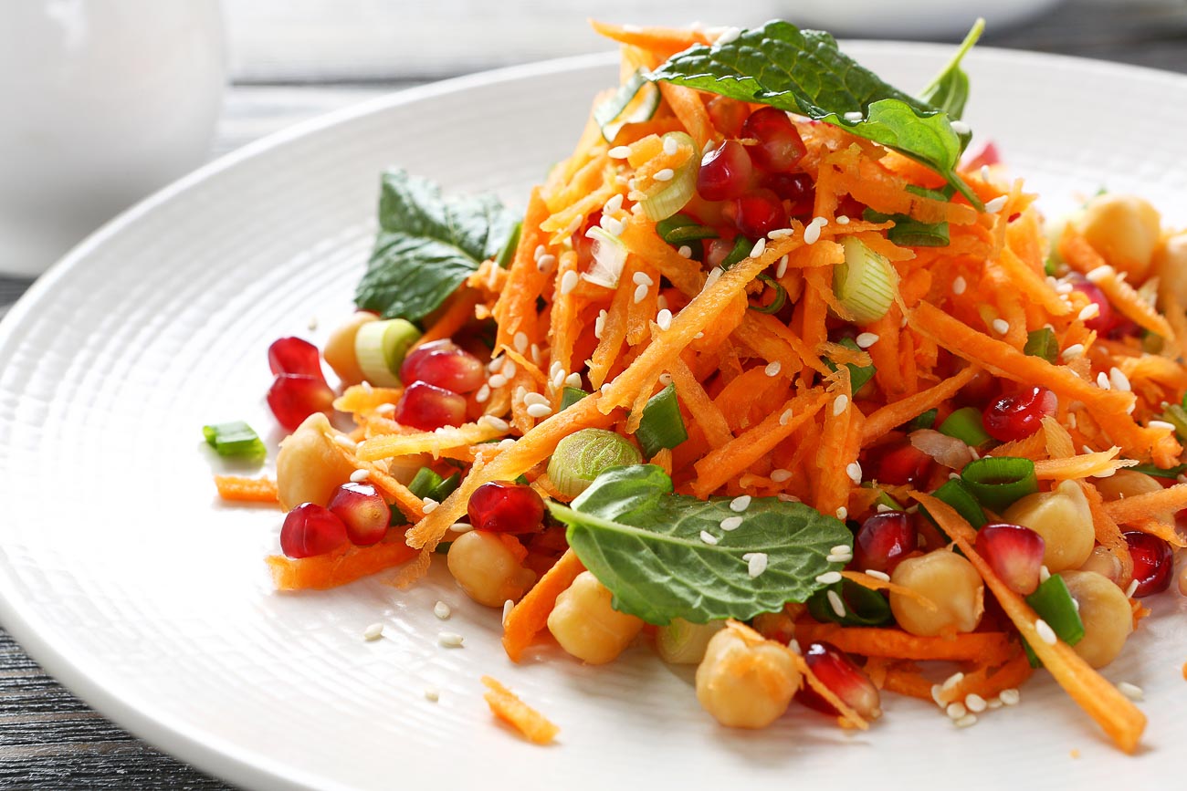 Chickpea Orange Salad Recipe with Sun Dried Tomatoes