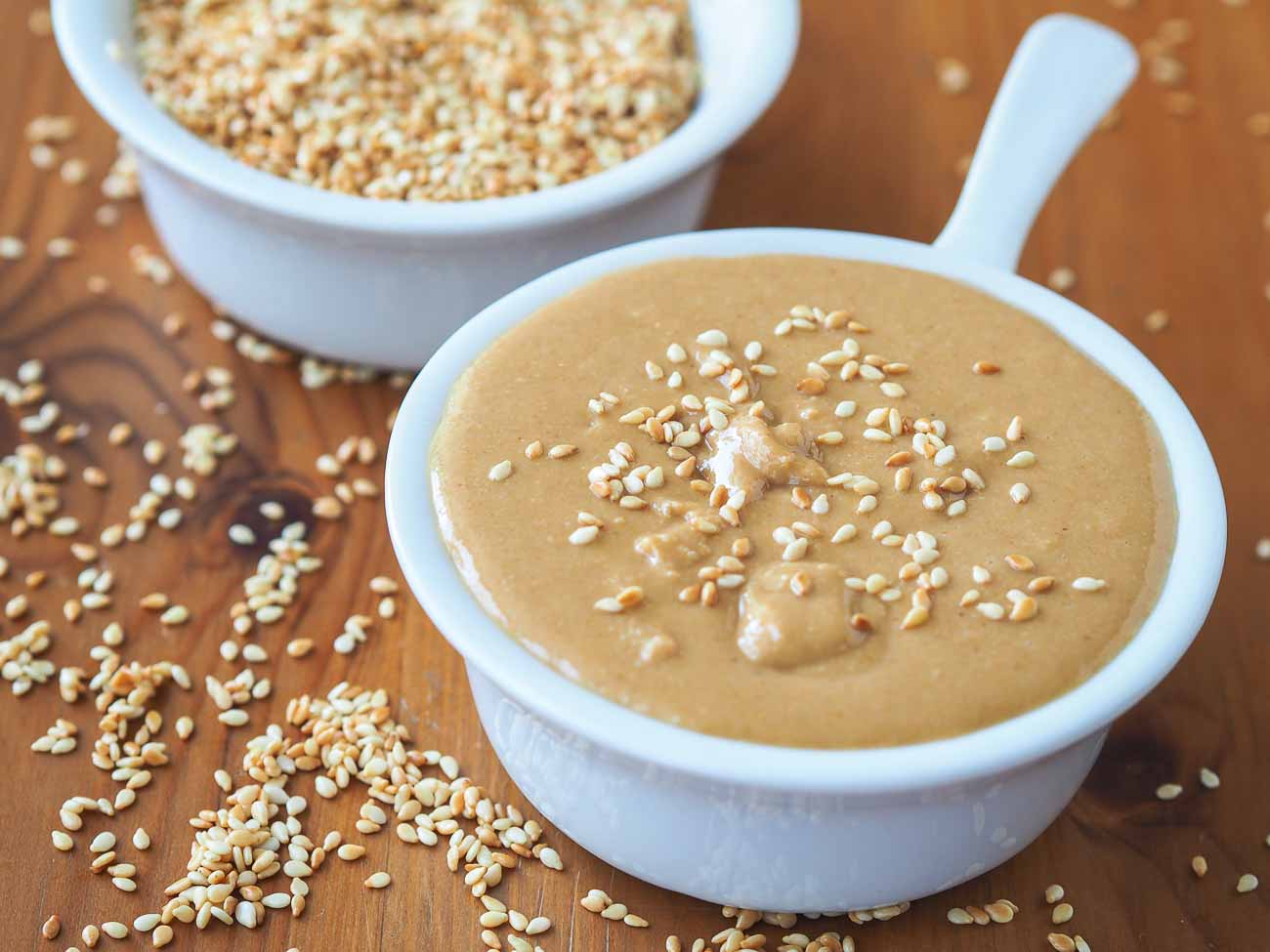 Truly the BEST tahini sauce recipe—it's creamy, dreamy, deliciously