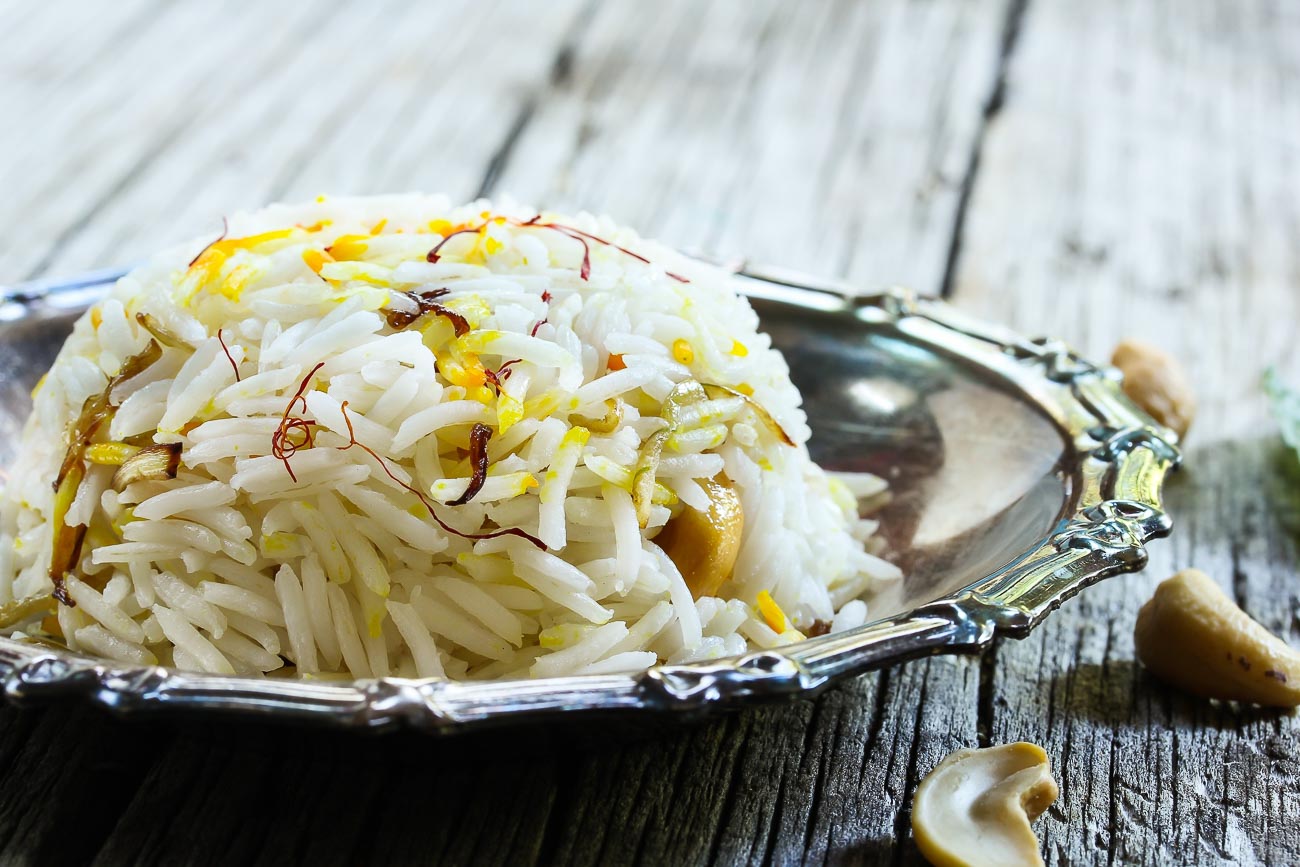 Saffron Pilaf Recipe - Kesar Flavoured Rice Saffron Pilaf Recipe - Kesar Flavoured Rice