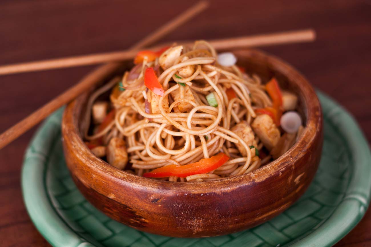 Sichuan Dan-Dan Noodles Recipe - Sesame Noodles With Crispy Tofu 