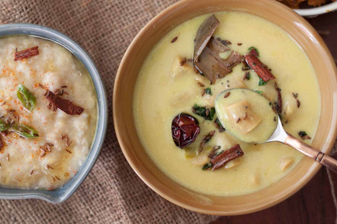 Marwadi Gatte Ki Kadhi Recipe - Gram Flour Dumpling In Yogurt Curry