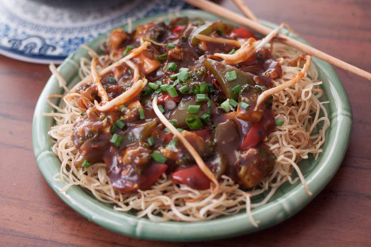 Cantonese Style Vegetarian Chowmein Recipes