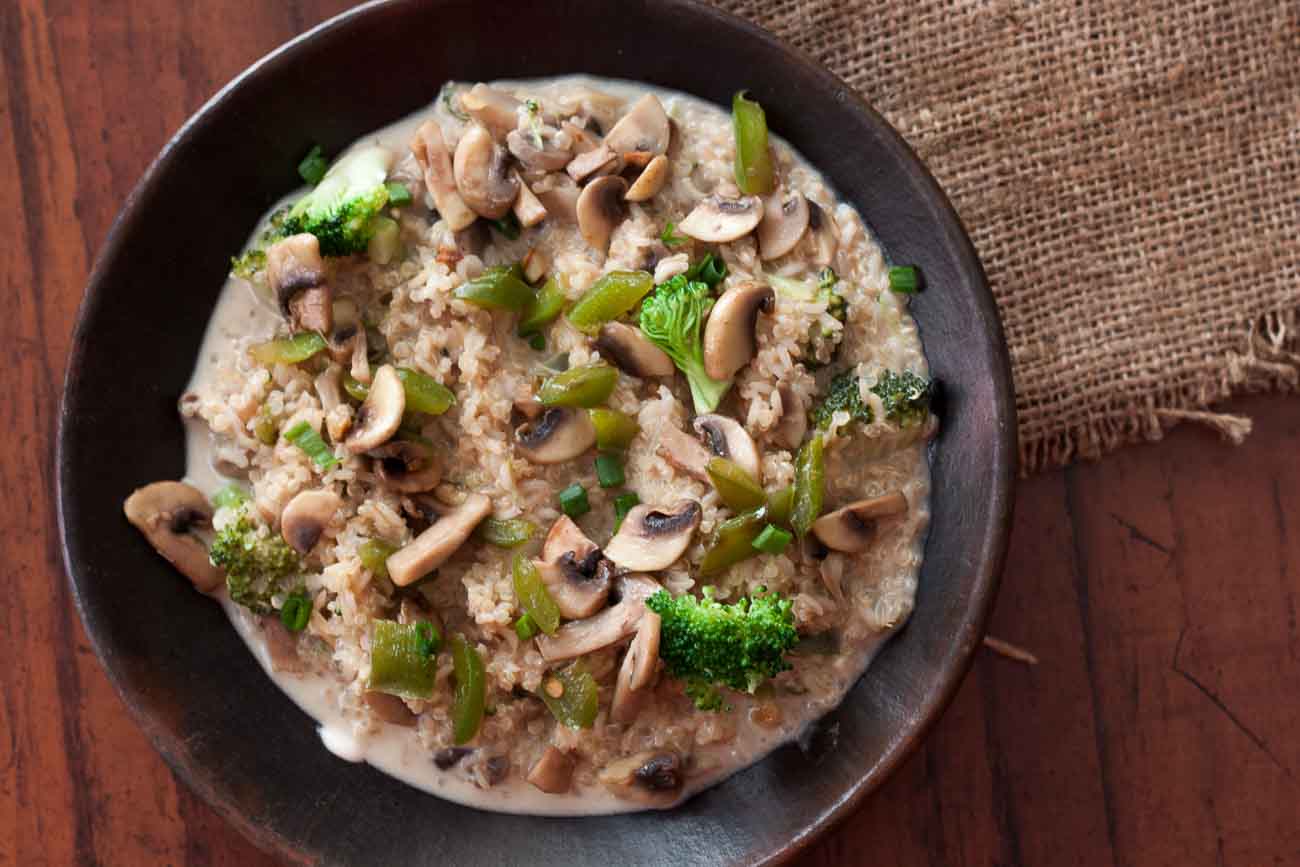 Brown Rice & Quinoa Risotto Recipe