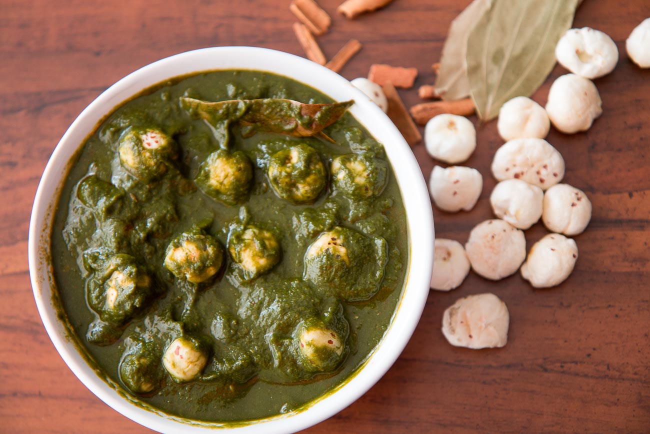 Palak Makhana Recipe (Navratri Fasting/Vrat Recipe)