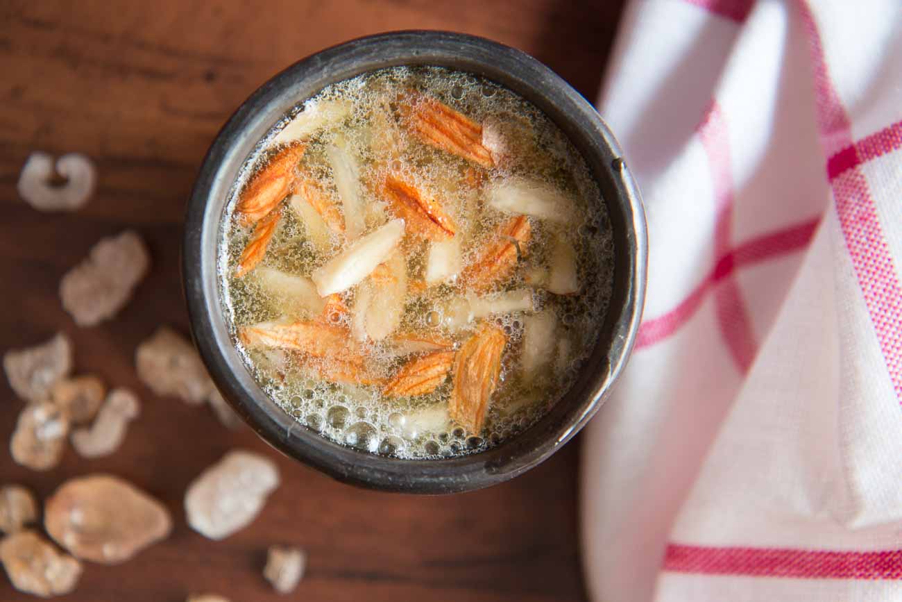 Goondh Paani Recipe - Sweet Gum Tree Almond Drink Recipe Goondh Paani Recipe - Sweet Gum Tree Almond Drink Recipe