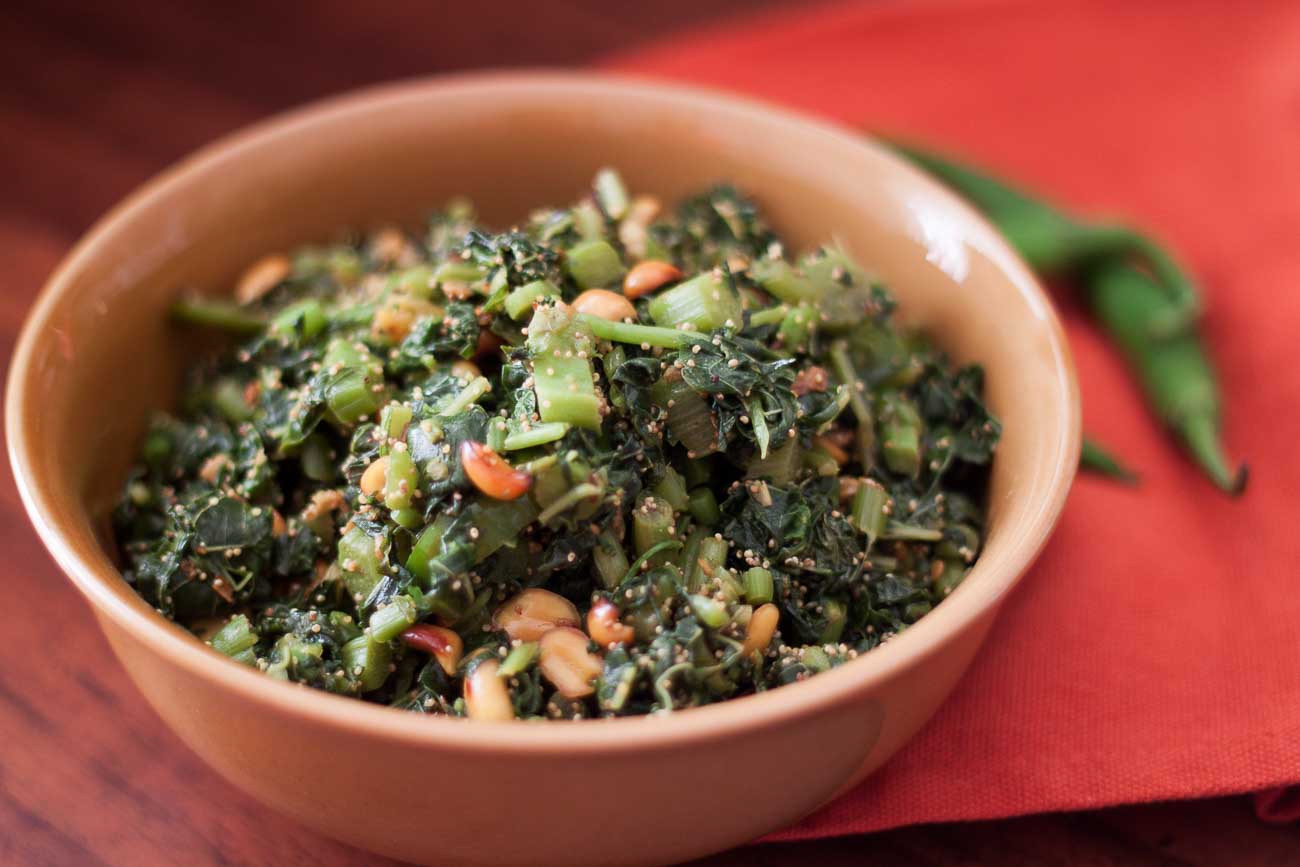 Bengali Style Shaak Bhaja Recipe (Stir Fried Green Amaranth leaves Recipe)