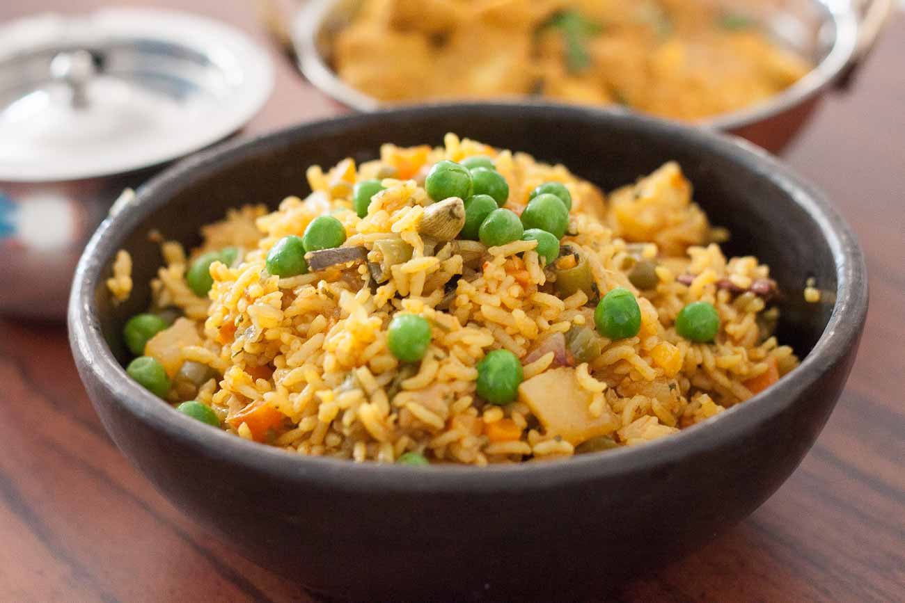 Chettinad Vegetable Pulav Recipe - 