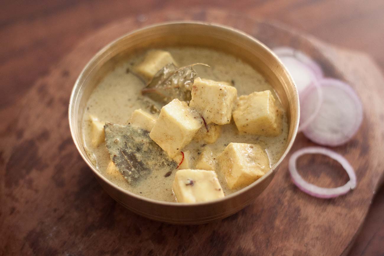 Kashmiri Style Paneer in Spiced Milk Curry Recipe-Roz Ka Khana In Figaro Olive Oil