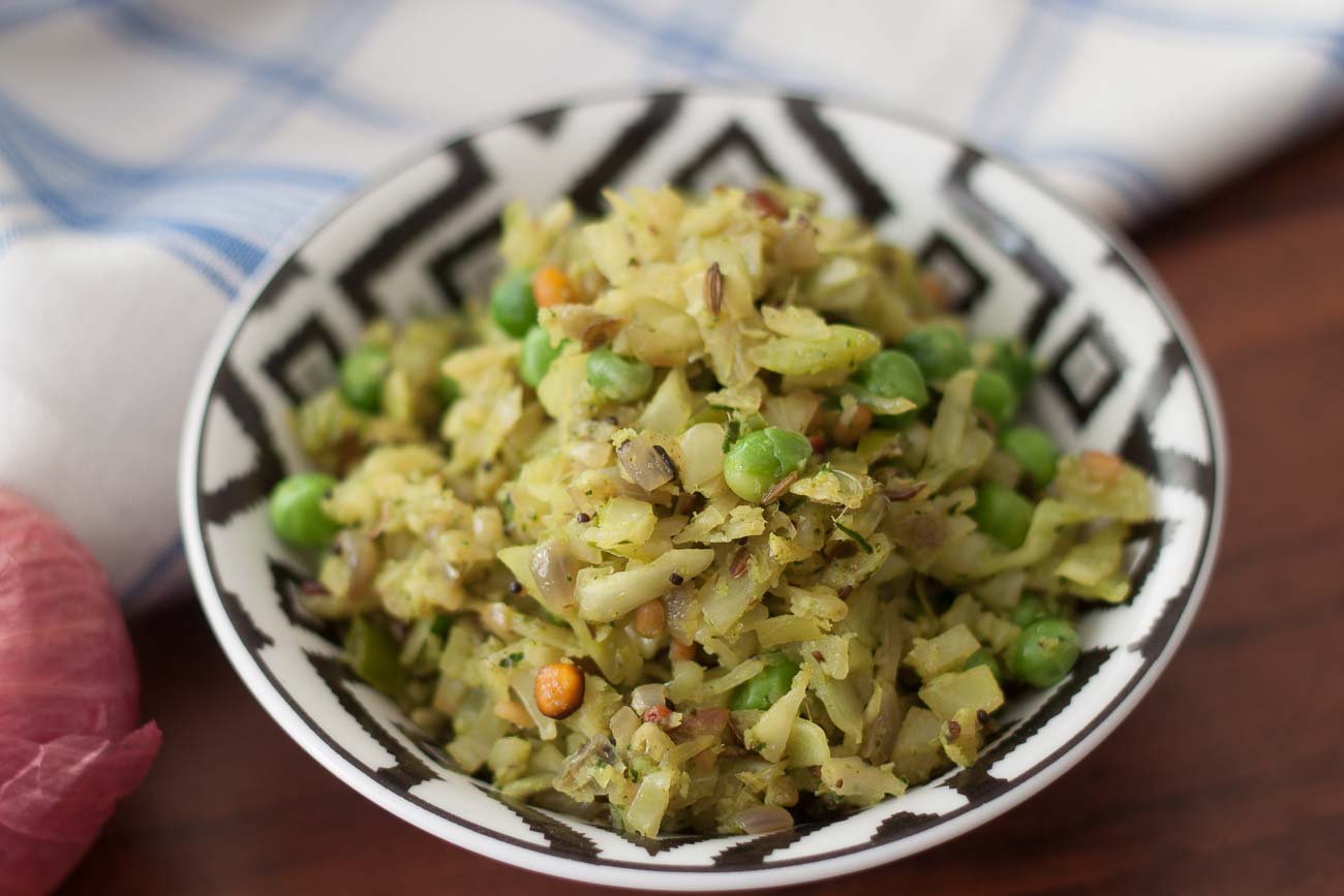 Cabbage Thoran Recipe - Kerala Style Cabbage Stir Fry