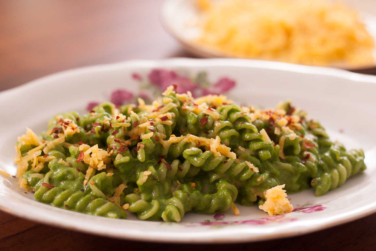 Creamy Spinach Basil Pasta Recipe