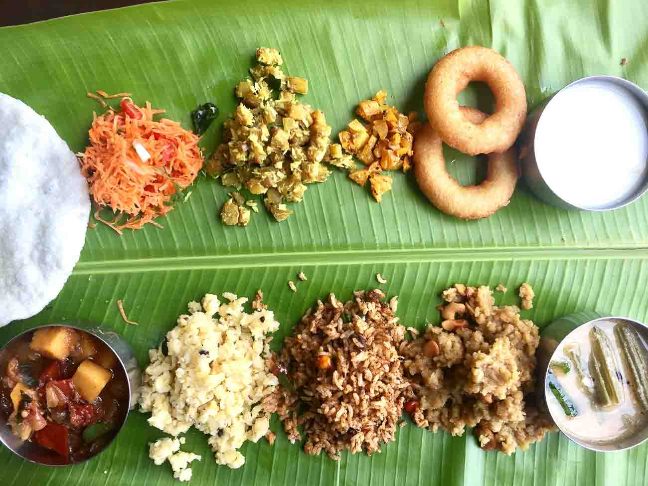 Traditional Pongal Sapad on Banana Leaf With Recipes by Archana's ...