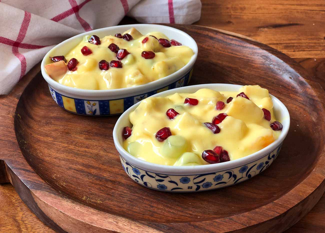 Creamy and Delicious Fruit Custard Recipe by Archana s Kitchen