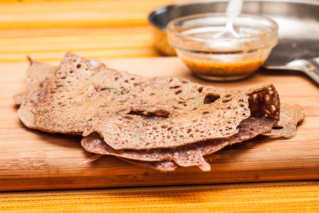 Ragi Oatmeal Dosa Recipe 1