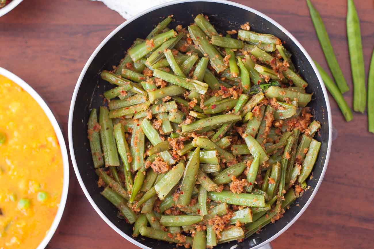 Gorikayi Palya Recipe - Karnataka Style Gawar Phali Sabzi 