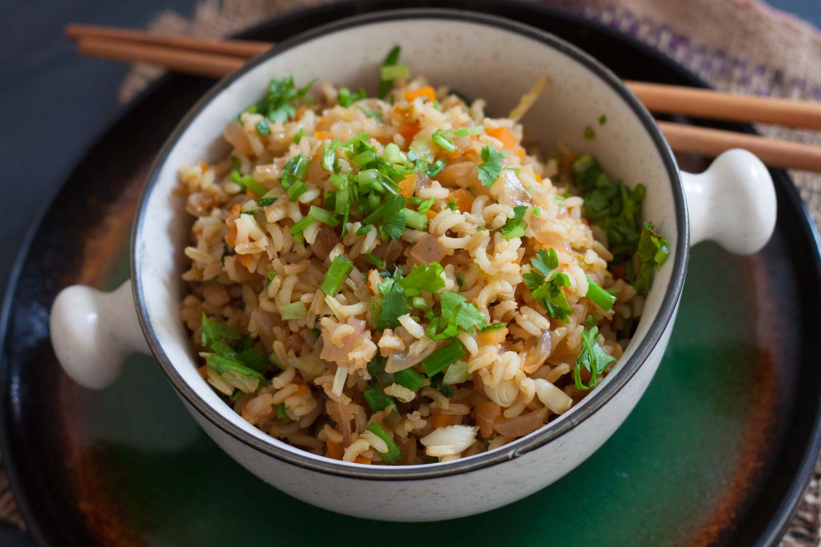 Chilli Coriander Fried Rice Recipe