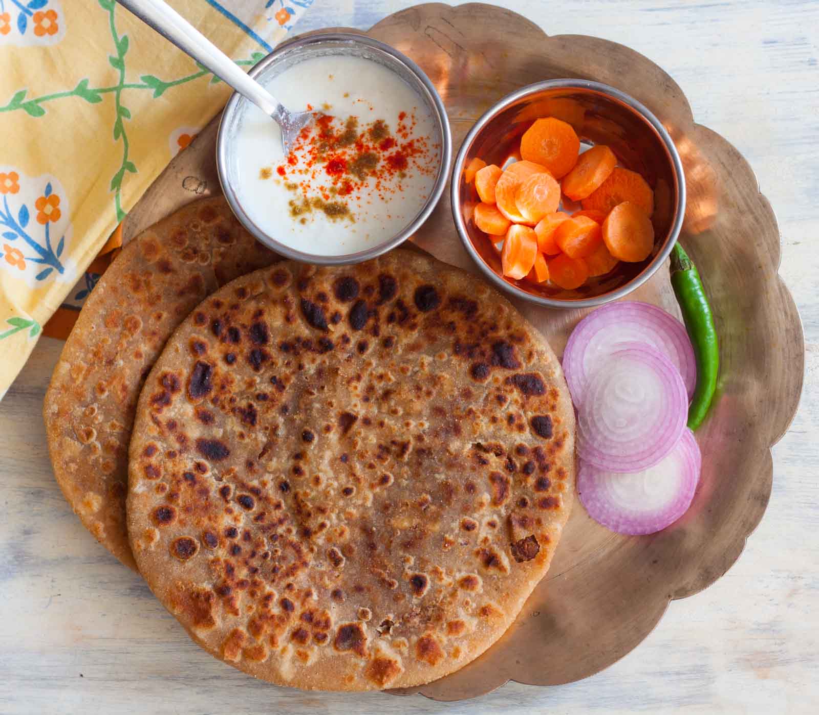 Breakfast Meal Plate Diabetic Friendly Stuffed Rajma And Horse