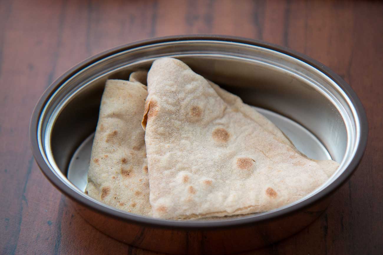 Lunch Box With Vaya Aloo Gobi Phulka Khadi 3 2 2