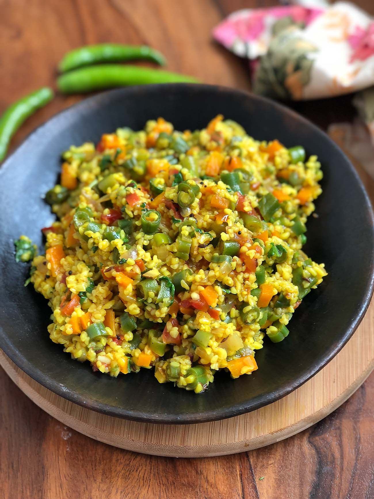 Broken Wheat Upma Recipe - Healthy Dalia Upma for Breakfast