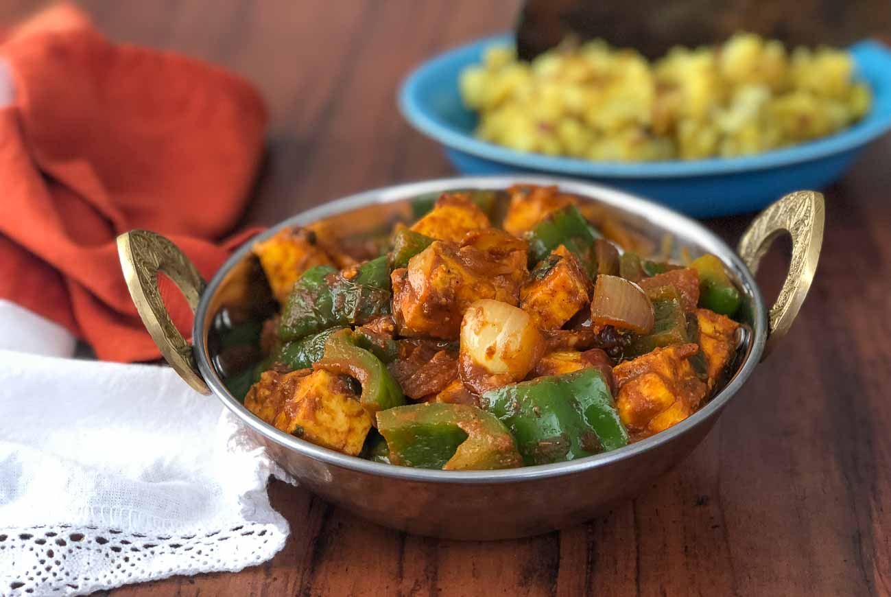 Kadai Paneer Recipe Cottage Cheese With Bell Peppers By Archana S Kitchen