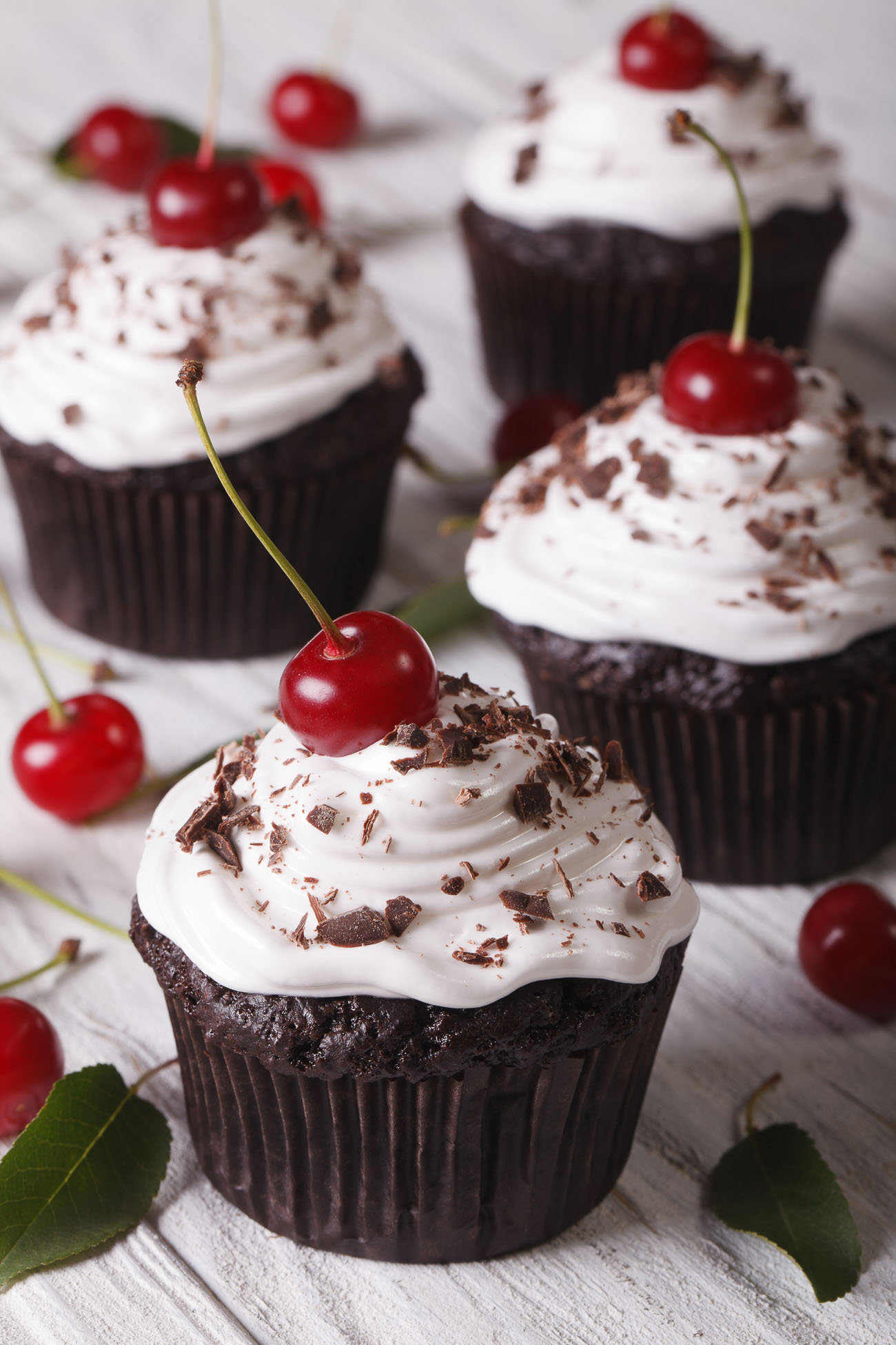 Black Forest Cupcake Recipe by Archana's Kitchen