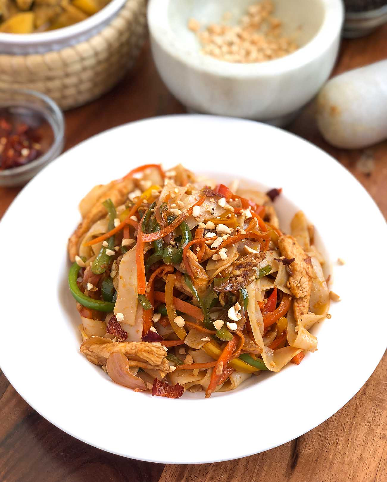 Chicken Pad Thai Noodles Recipe