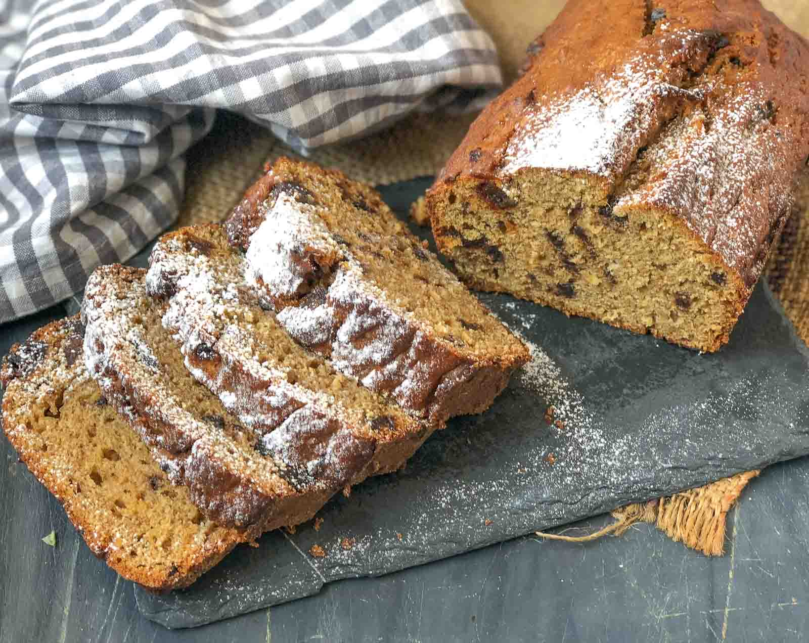 Banana Date Chocolate Chip Cake Recipe