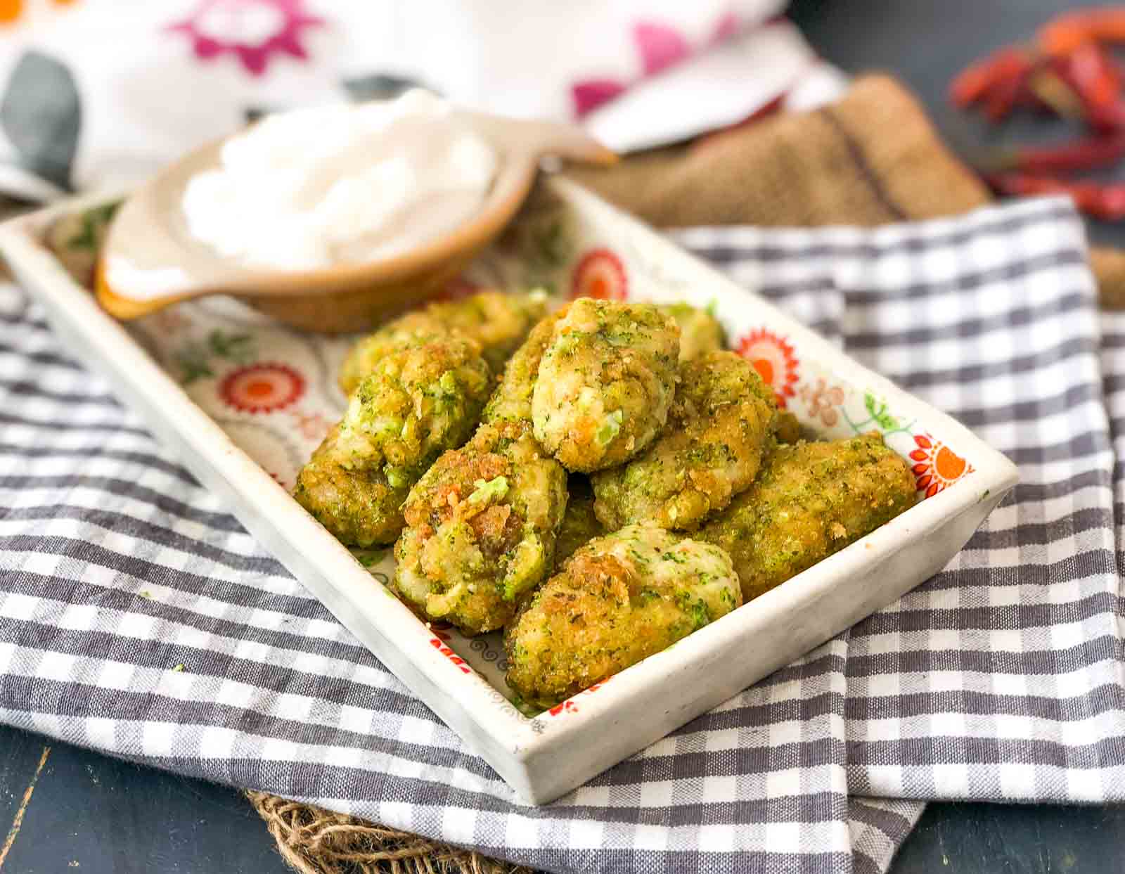 Cheesy Garlic Broccoli Nuggets Recipe