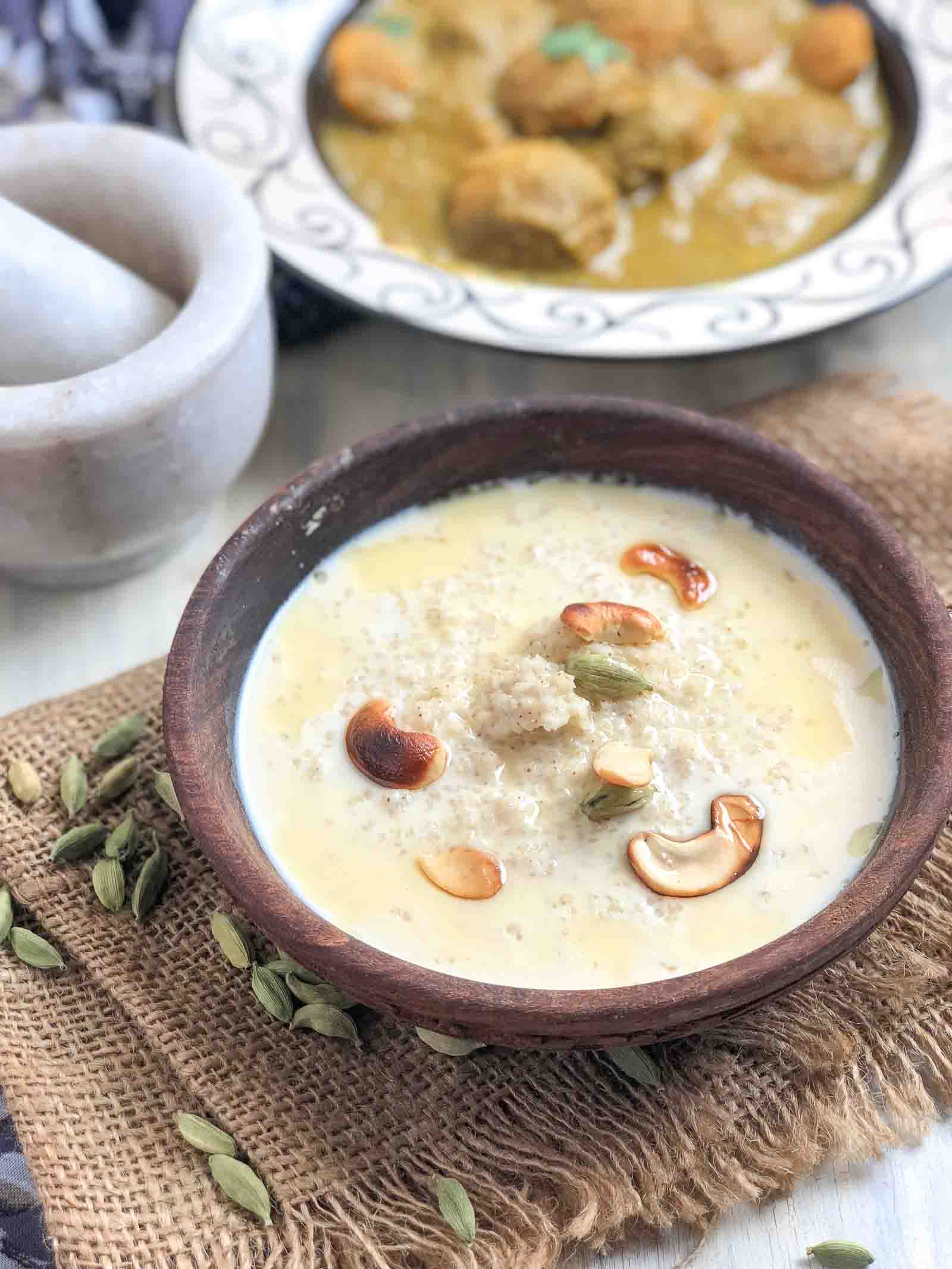 Barnyard Millet Jaggery Payasam Recipe By Archana s Kitchen barnyard-millet-jaggery-payasam-recipe-by-archana-s-kitchen