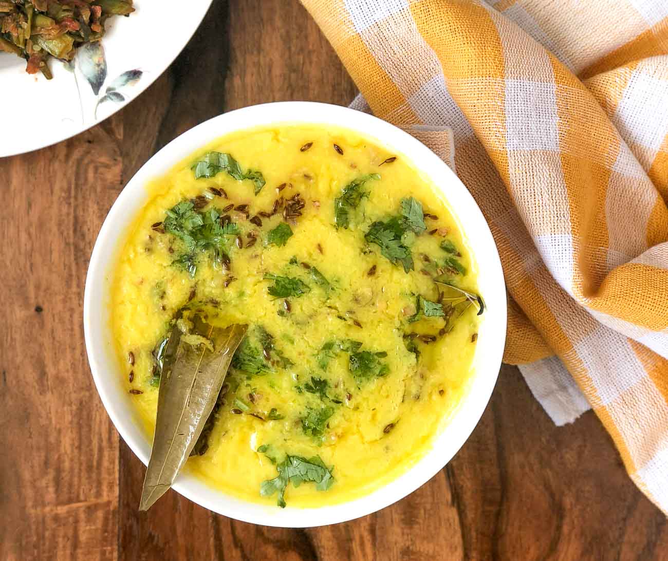 Dal Tadka Recipe Flavored with Lemon and Coriander