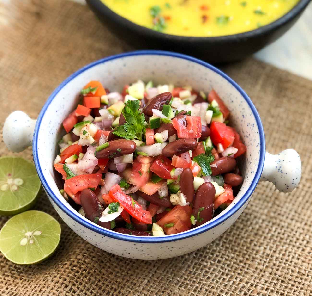 Mexican Style Fresh Rajma Bean & Raw Mango Salad Recipe