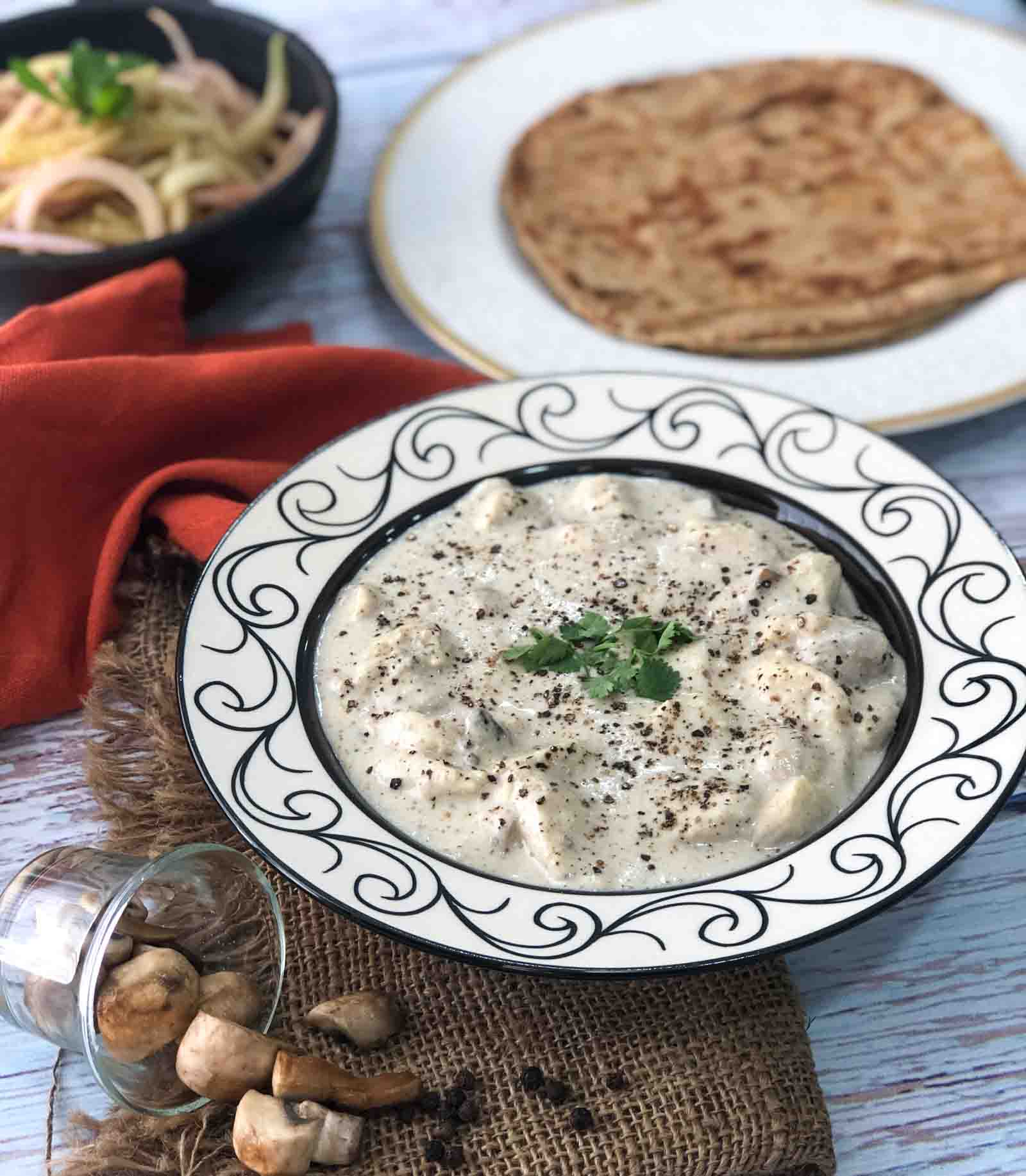 Mushroom Baby Corn Kaalimirri Recipe By Archana S Kitchen
