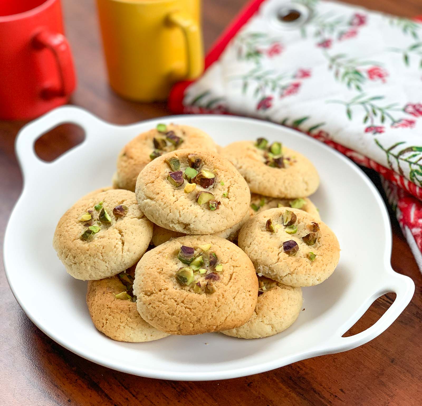 Nankhatai Recipe - A Spiced Eggless Indian Cookie