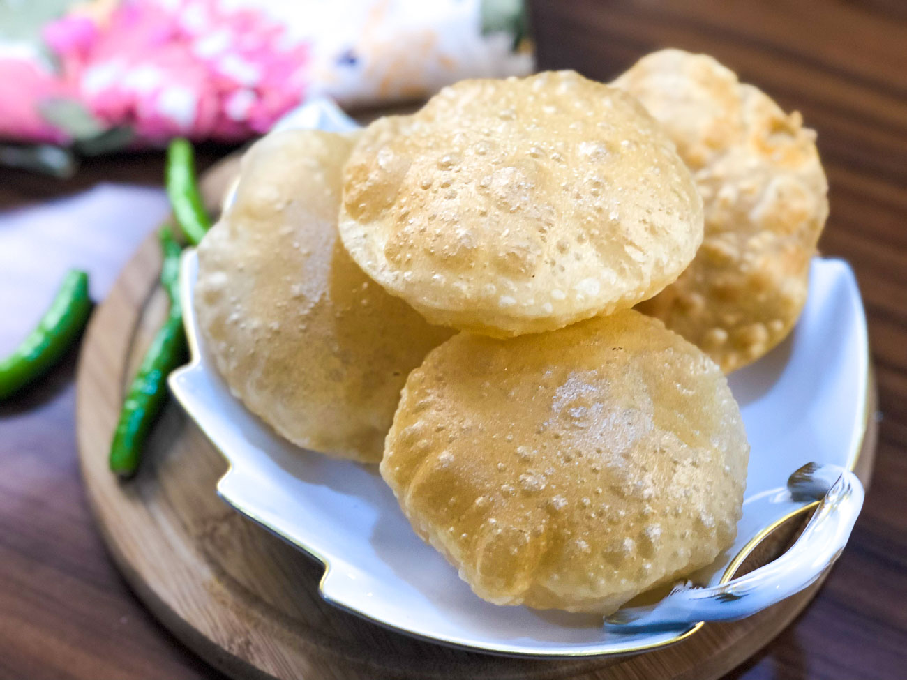 Puri Recipe - Learn to Make Soft Puffed Puris At Home