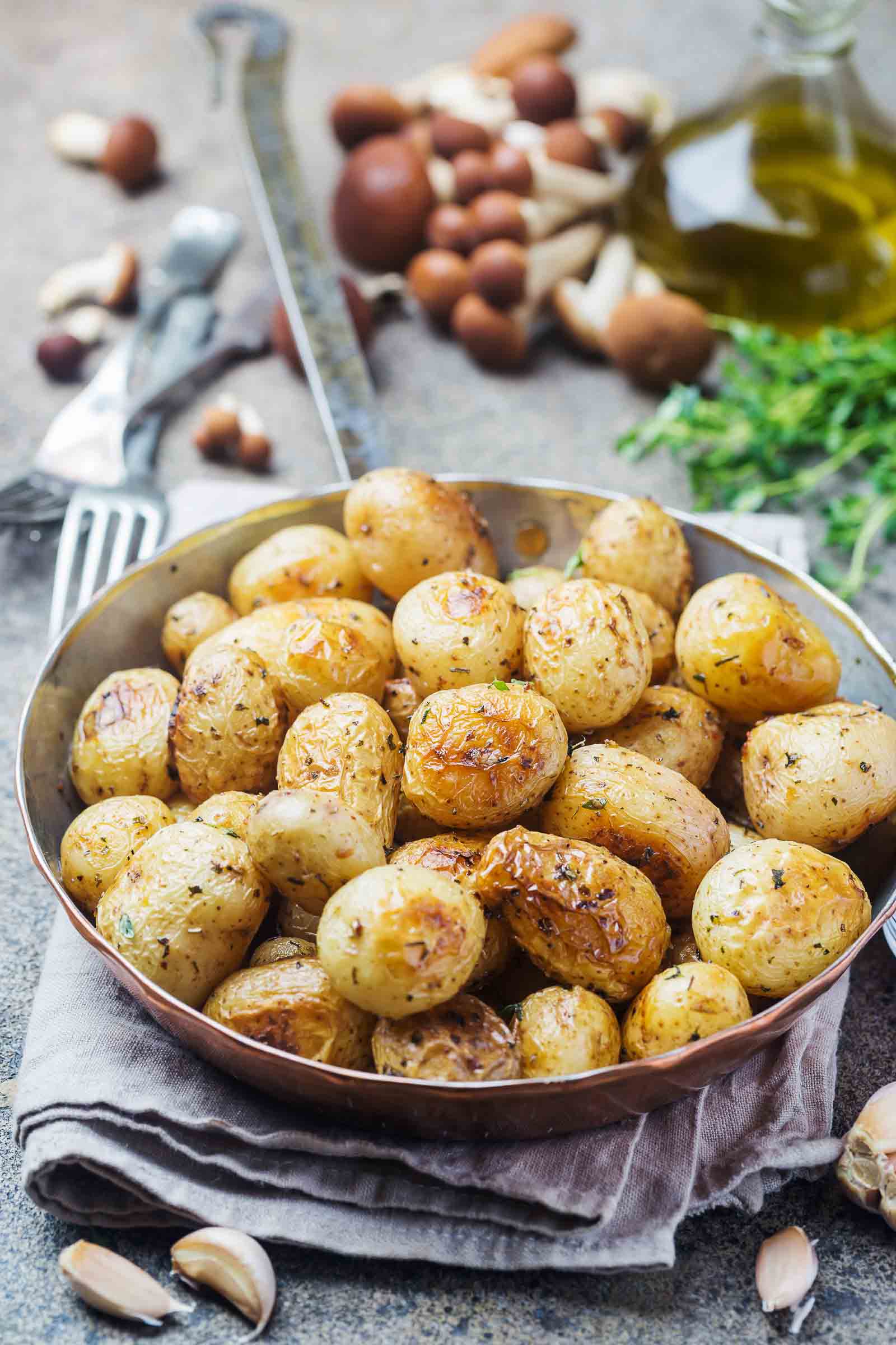 Roasted Baby Potatoes Recipe By Archana s Kitchen