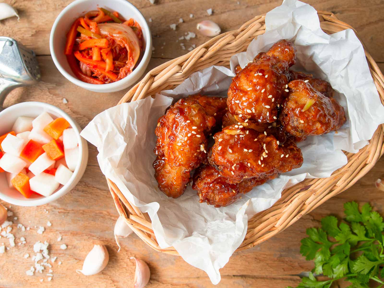 Tempura Chicken Wings With Barbecue Sauce Recipe 