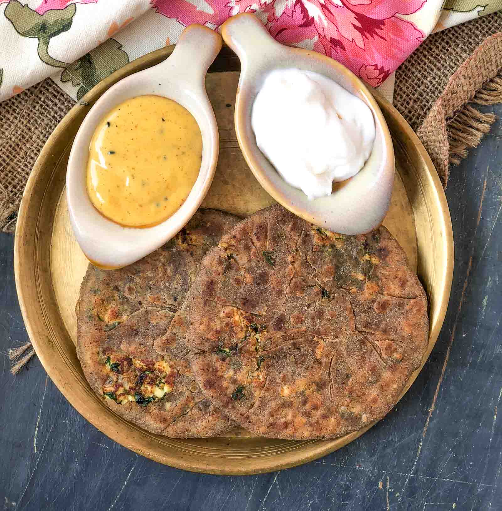 Tofu Methi Paratha Recipe