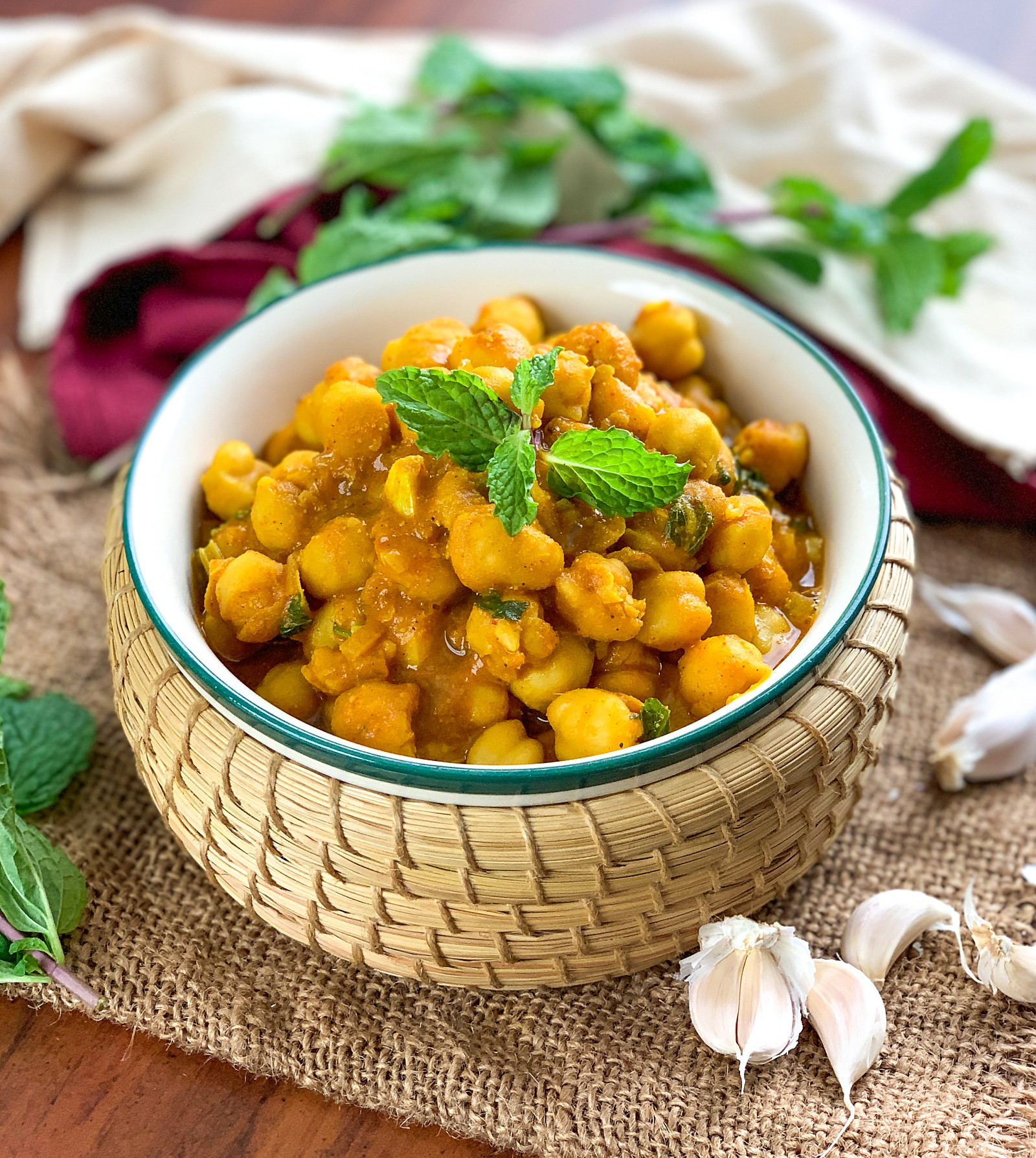 Chickpea Coconut Milk Curry Recipe