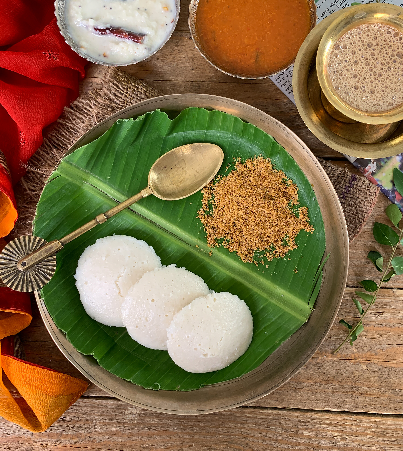 Homemade Soft Idli Recipe - Steamed Rice and Lentil Cake