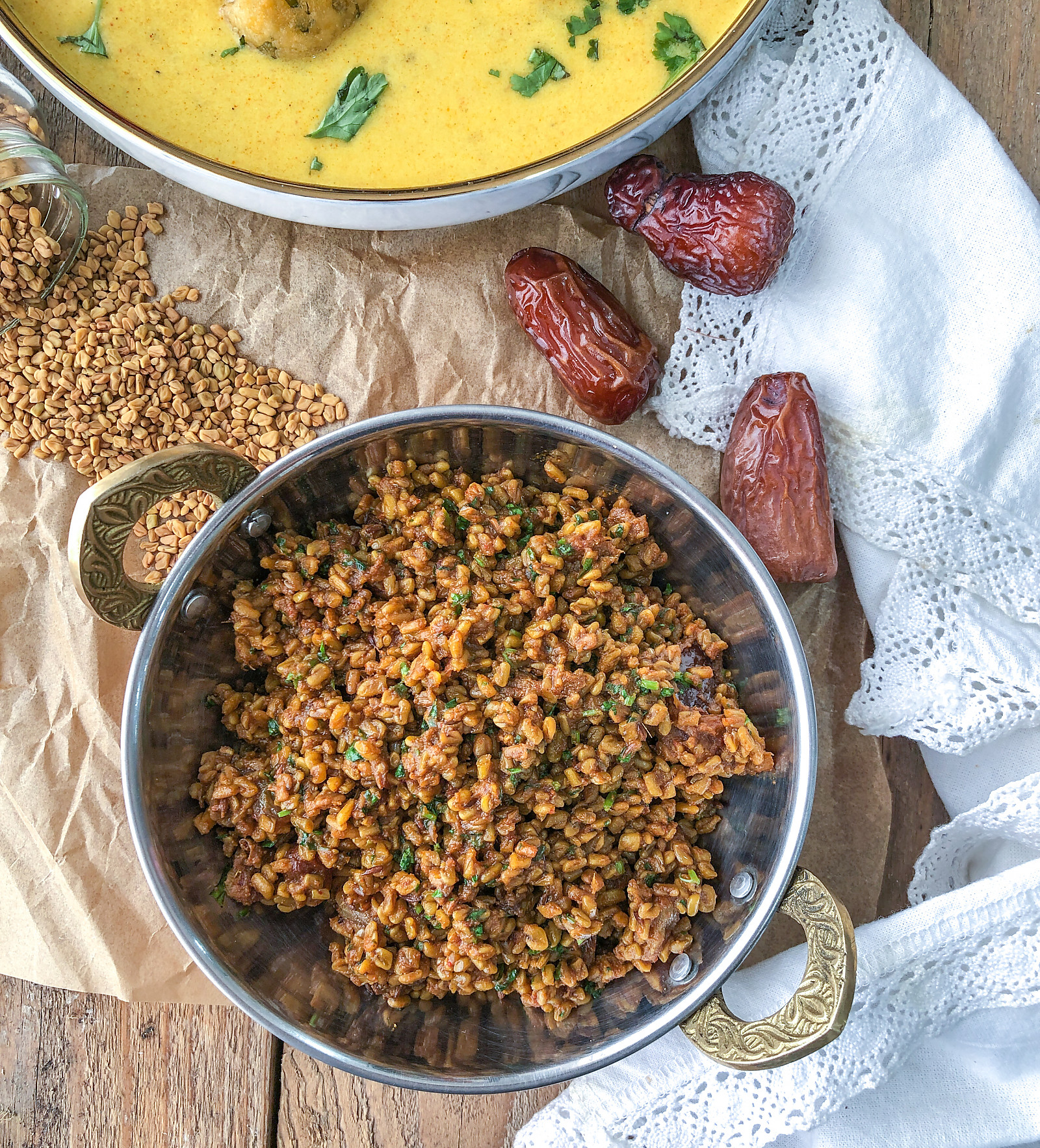 Methi Dana Sabzi Recipe - Healthy Fenugreek Seeds Stir Fry