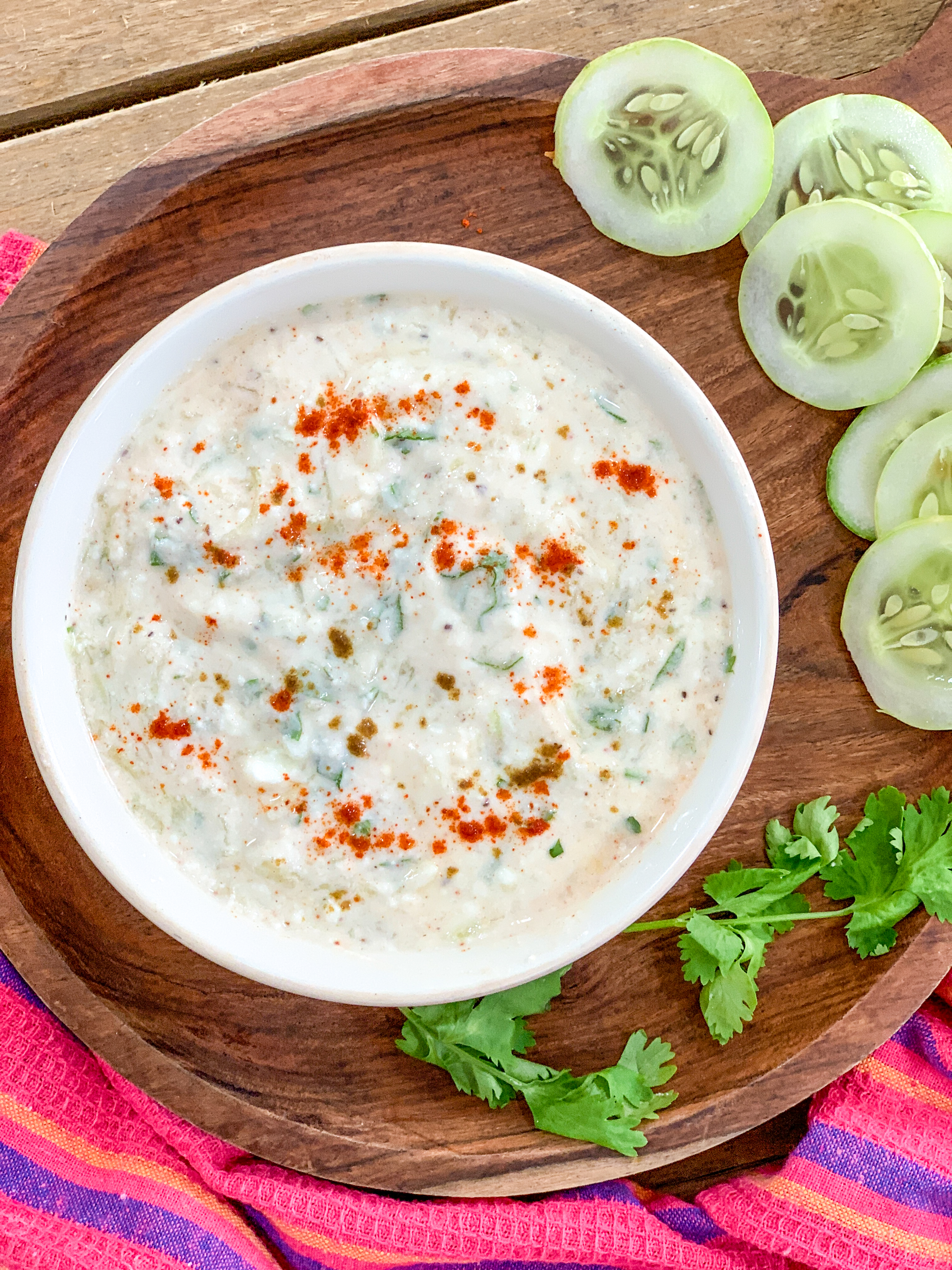 Grated Cucumber Raita Recipe