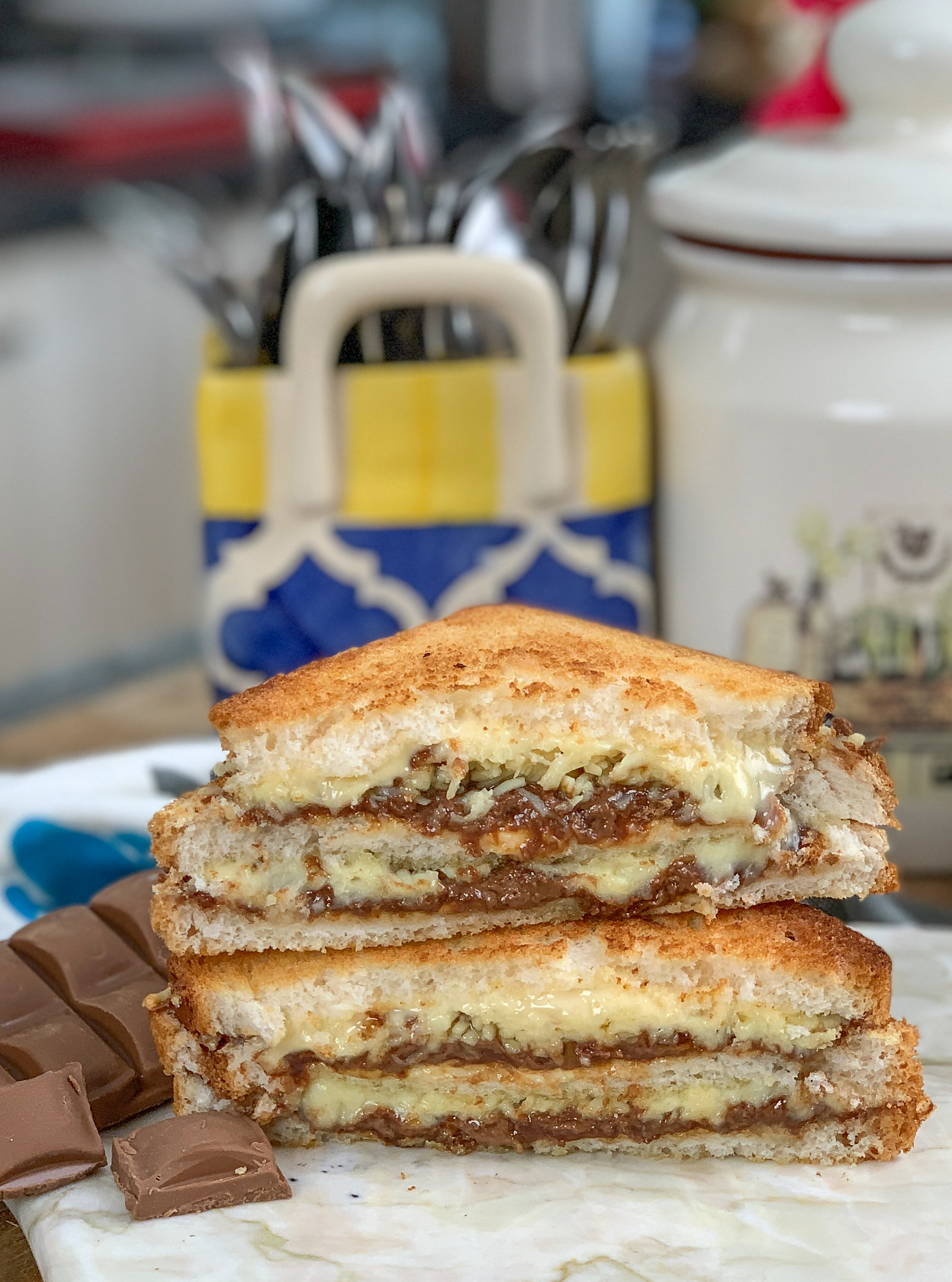 Grilled Cheese Chocolate Sandwich Recipe