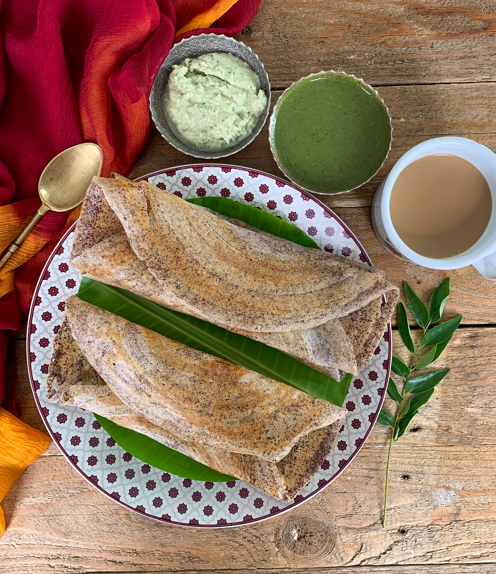 Healthy Homemade Ragi Dosa Recipe